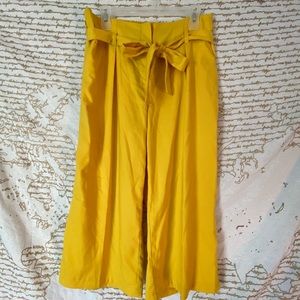 ReVamped Culottes with Tie Belt